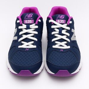 New Balance 635 Women’s Running Shoes – Navy & Purple, Lightweight